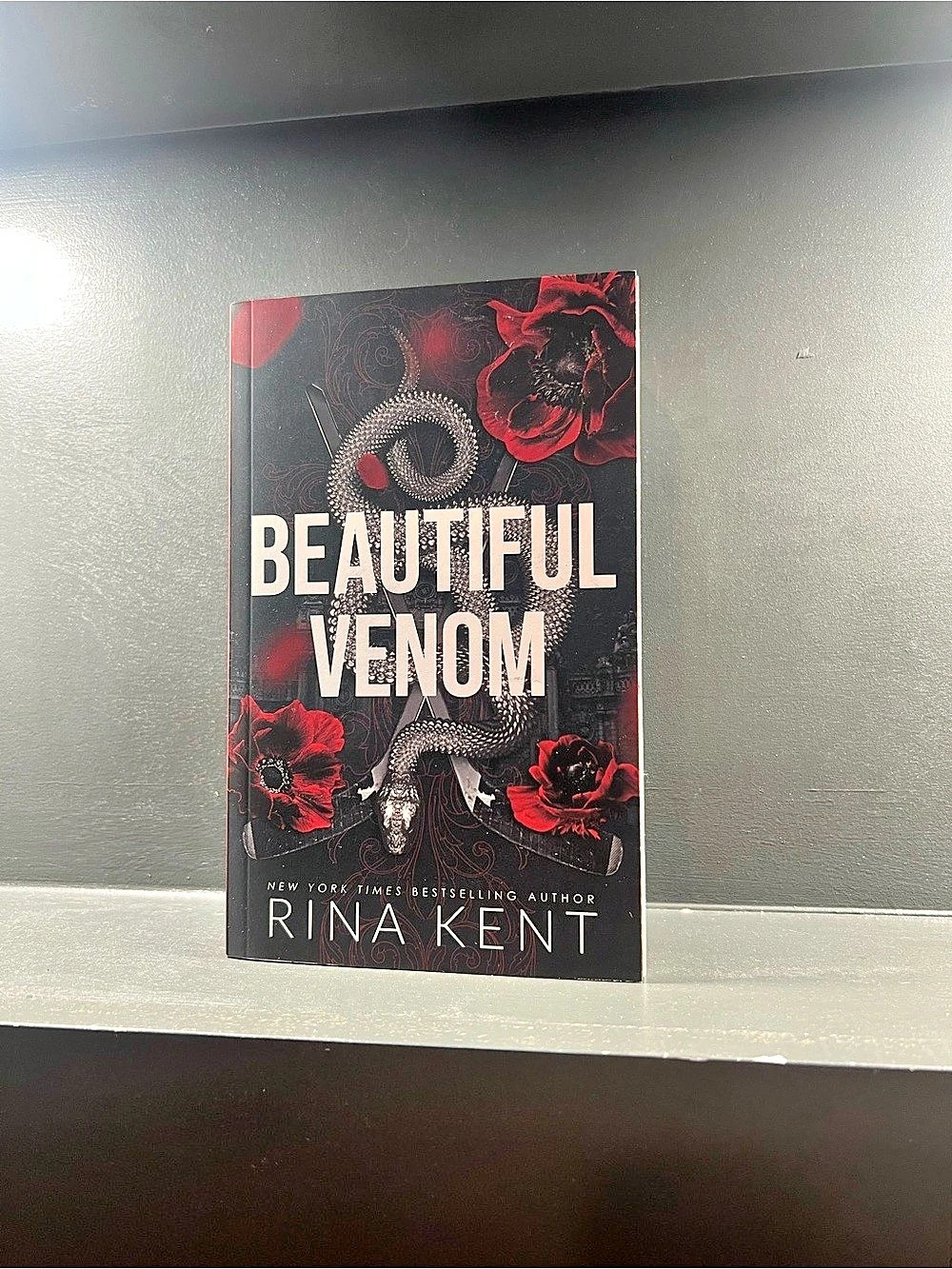 Rina Kent Beautiful Venom Paperback Black & Red special edition